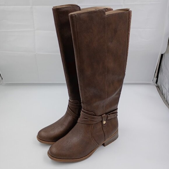 LifeStride Xtrovert High Shaft Boots, Dark Tan, Women's Size 7 - Picture 1 of 6